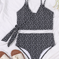 Floral High Waist Bikini Set