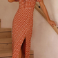 Dots Slit Dress