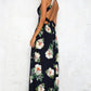 Floral  Open Back Maxi Dress, dress, VIVIMARKS